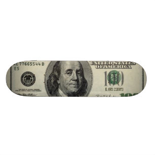 Skateboard argent