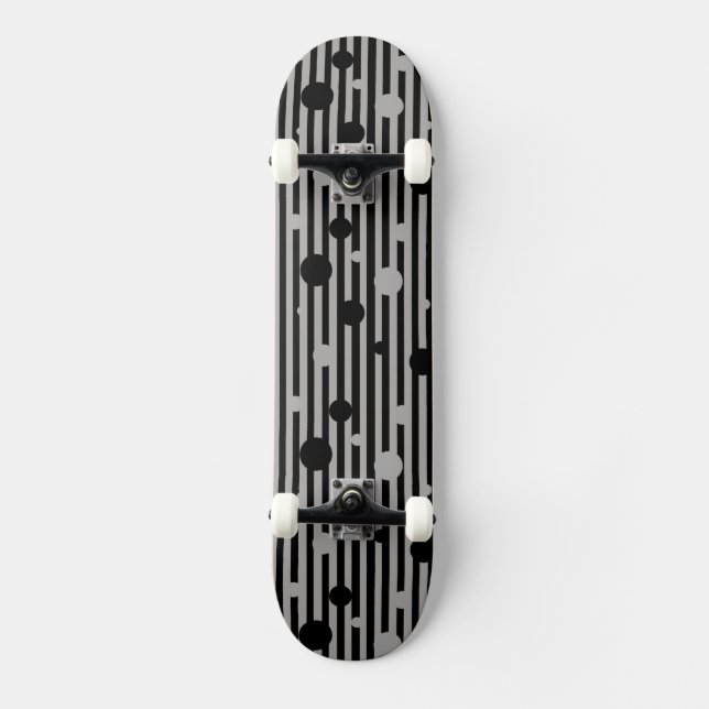 Skateboard Argent solide (Recto)