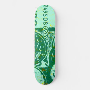 Skateboard Argent vert