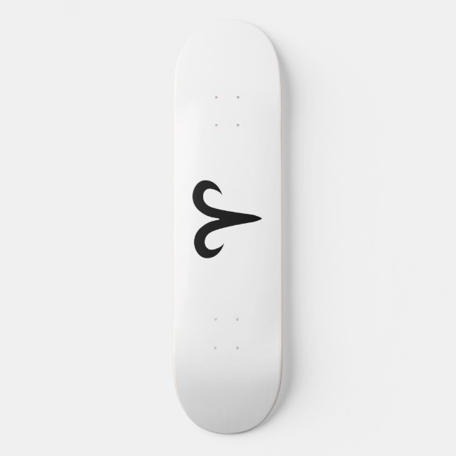 Skateboard Aries Black (Recto)