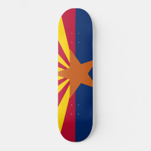 Skateboard Arizona State Flag