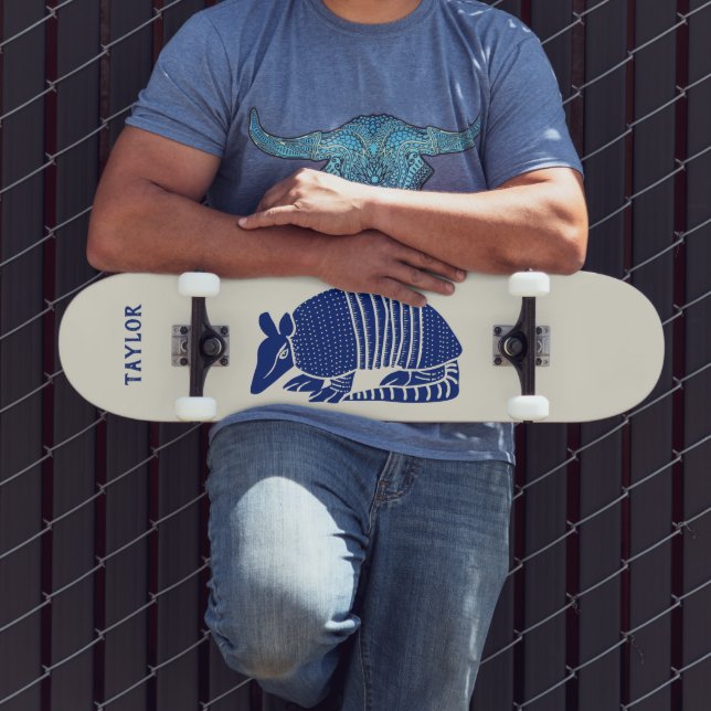 Skateboard Armadillo Graphique Customisé Personnalisé (Extérieur 3)