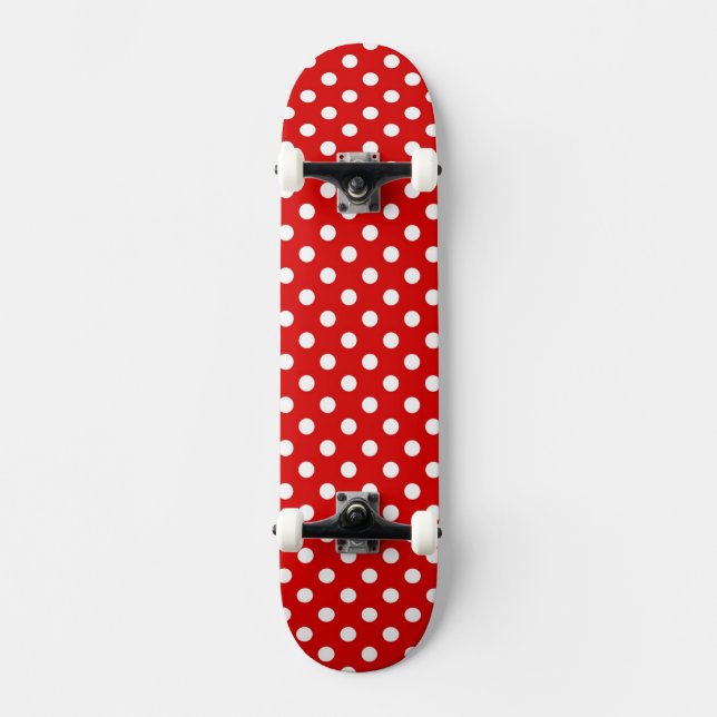 Skateboard Arrière - plan de point de polka (Recto)