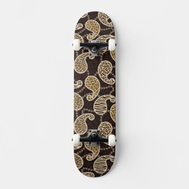 Skateboard Arrière - plan de style de Paisley (Recto)