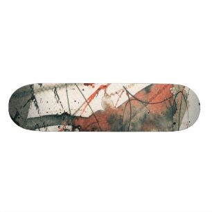 Skateboard Arrière - plan grunge abstrait, texture d'encre.