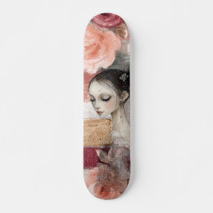 Skateboard Art Abstrait déprimé Grunge Girl Mixte Médias