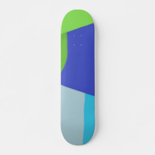 Skateboard art abstrait moderne et coloré