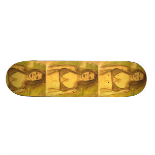Skateboard art de fille de bikini