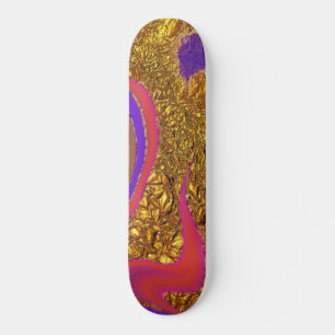 Skateboard art de la couleur vibratoire