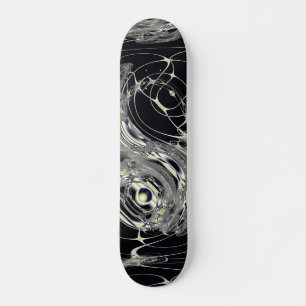Skateboard Art fractal abstrait Toile d'Or