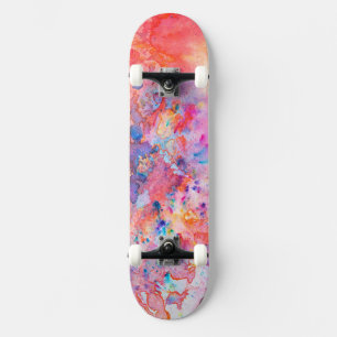 Skateboard Art Moderne Peint
