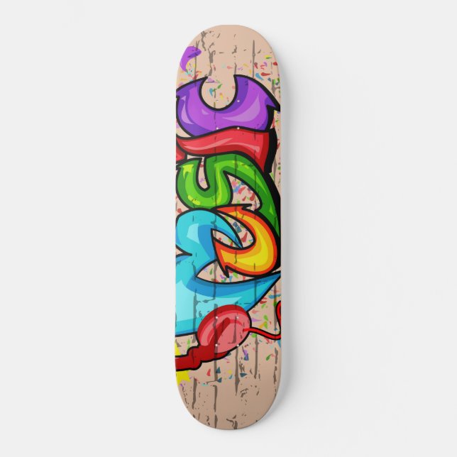 Skateboard Art urbain 10. (Recto)