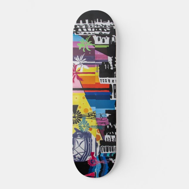 Skateboard Art urbain 18. (Recto)