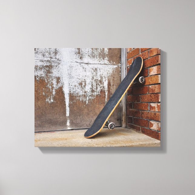 Skateboard at Rest Canvas Print (Front)