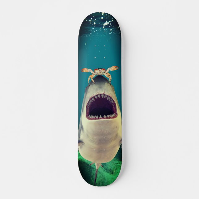 Skateboard Attaque de requins (Devant)