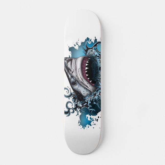 Skateboard Attaque de requins (Recto)