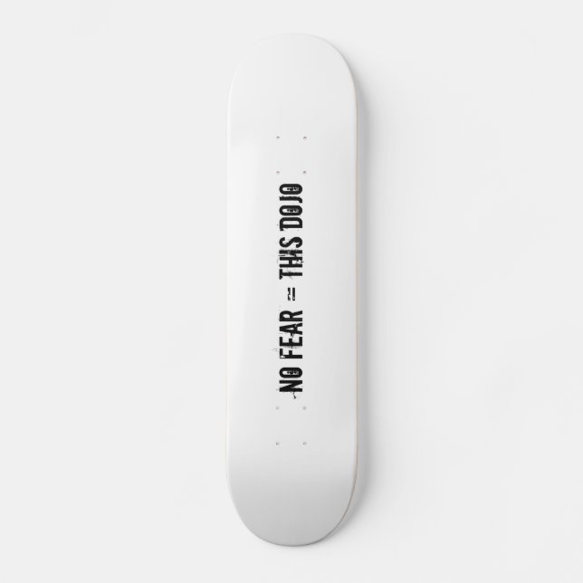 Skateboard aucune crainte = cette plate-forme de dojo (Recto)