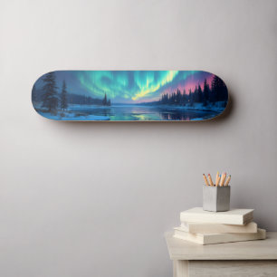 Skateboard aurora boréale