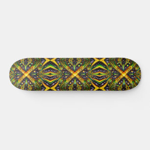 Skateboard aux couleurs jamaïcaines