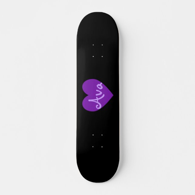 Skateboard Ava dans le violet (Devant)