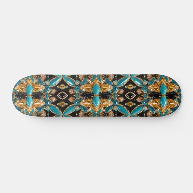 Skateboard avec Bahamas Colors Design (Horz)