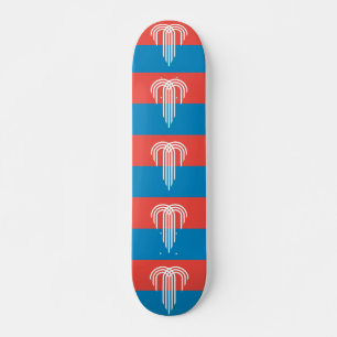 Skateboard avec drapeau de Kansas City, Missouri