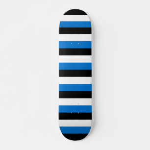 Skateboard avec drapeau d'Estonie