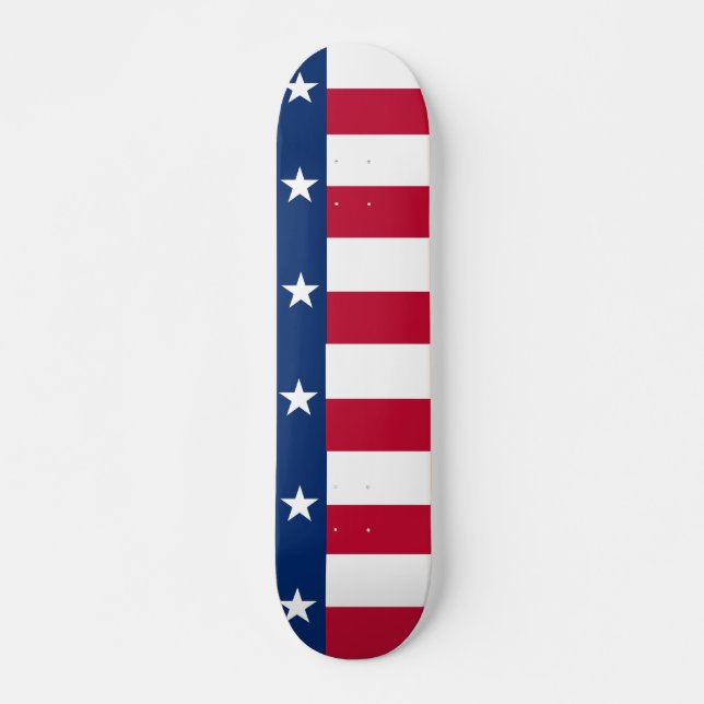 Skateboard avec drapeau du Texas (Devant)