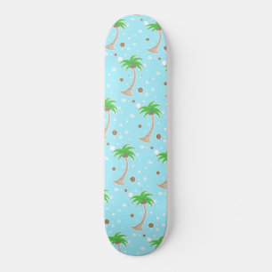 Skateboard avec motif d'été