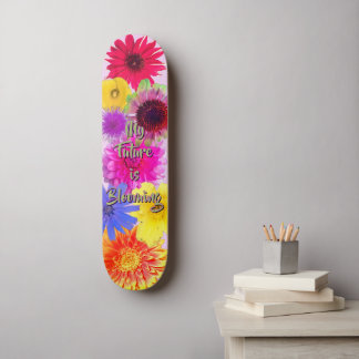 Skateboard Avenir en fleurs