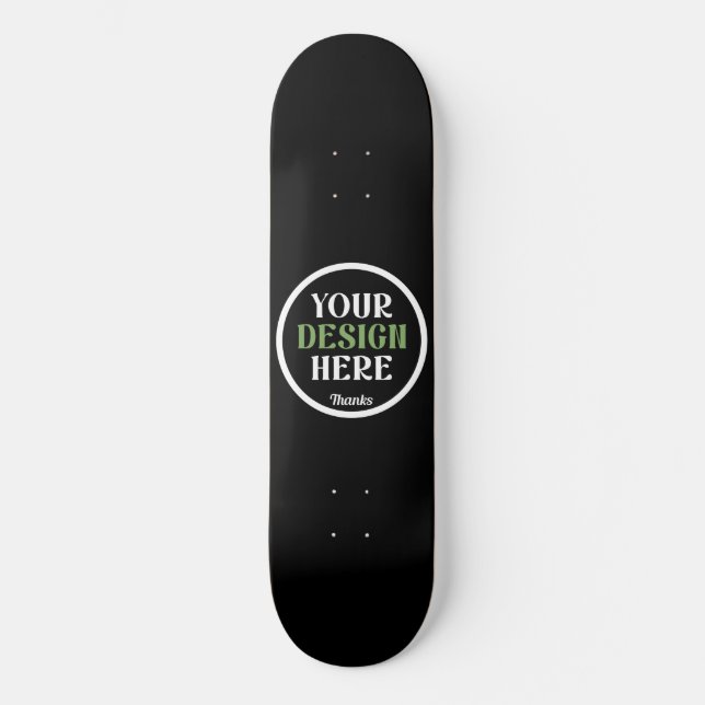 Skateboard baiser personnalisé, unique, élégant et minimalist (Recto)