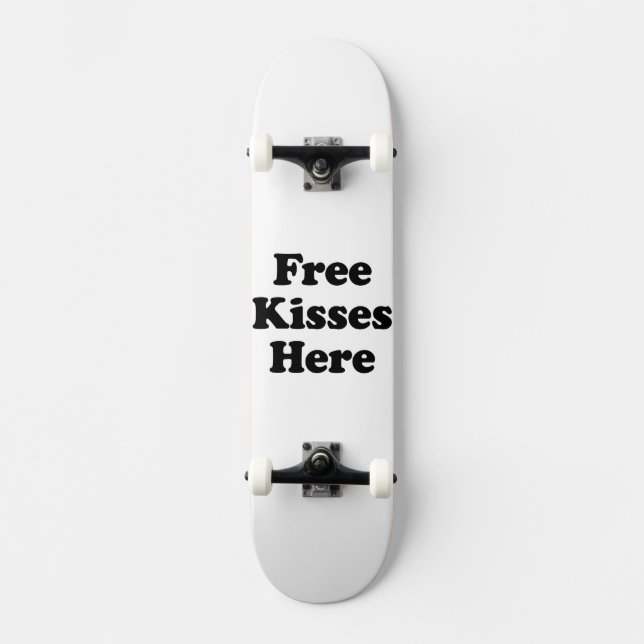 Skateboard Baisers gratuits ici (Recto)