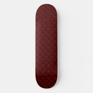 Skateboard Baisses d'eau sur le métal Crimson