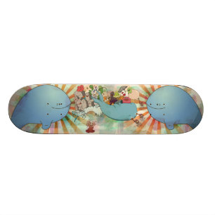 Skateboard Baleine d'un bon temps