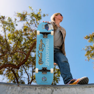 Skateboard Baleines Sur Roues Spyhoping