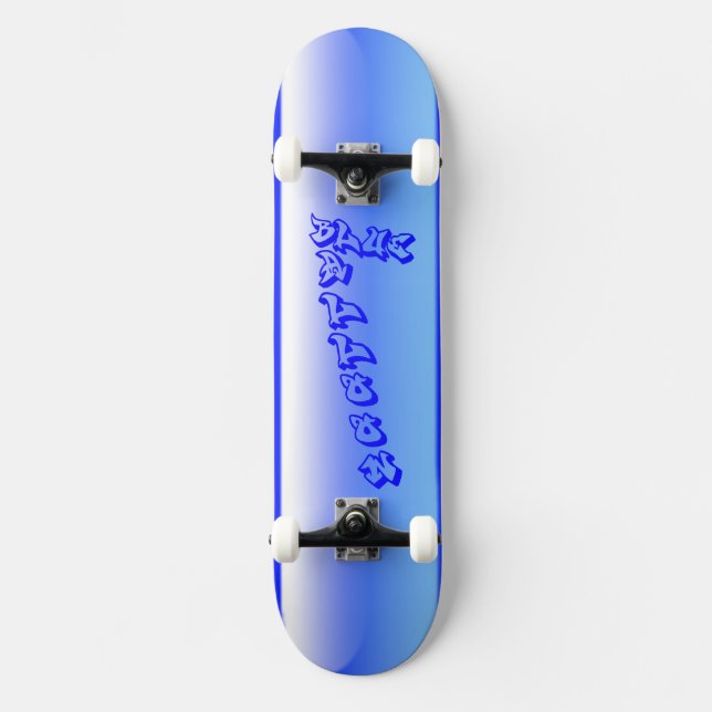 Skateboard Ballons bleus (Recto)