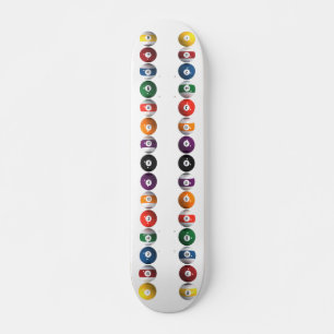 Skateboard Ballons de piscine / Billard : Tableau de bord per