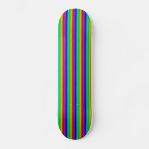 Skateboard Bandes arc-en-ciel - Motif