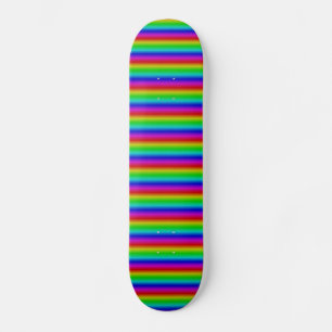 Skateboard Bandes arc-en-ciel - Motif