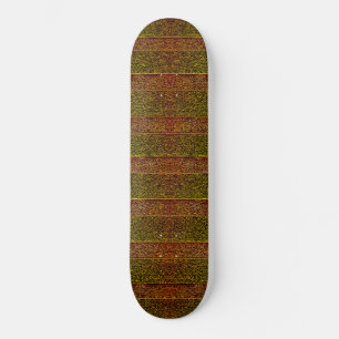 Skateboard Bandes gaufrées et ombragées, rouge verdâtre