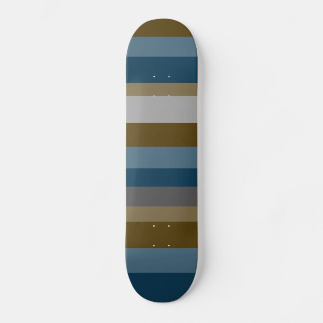 Skateboard Bandes irrégulières 03 (Recto)