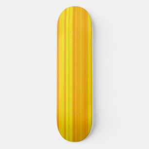 Skateboard Bandes jaunes orange