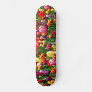 Skateboard Bannière Jardin Fleurs Tulip