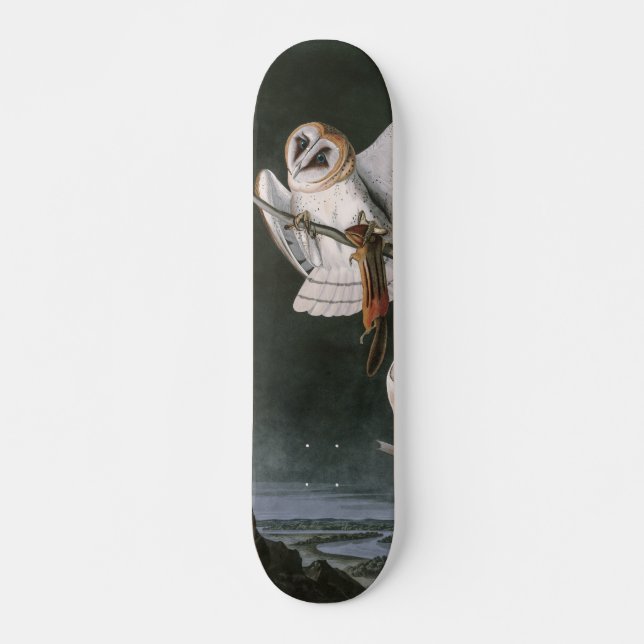 Skateboard Barn Owls, Birds of America John James Audubon (Devant)