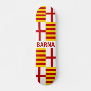 Skateboard Barna - Drapeau de Barcelone