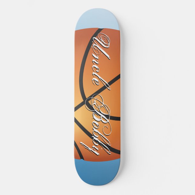 Skateboard Basket-ball Image 🏀 Monogramme Budget spécial (Recto)
