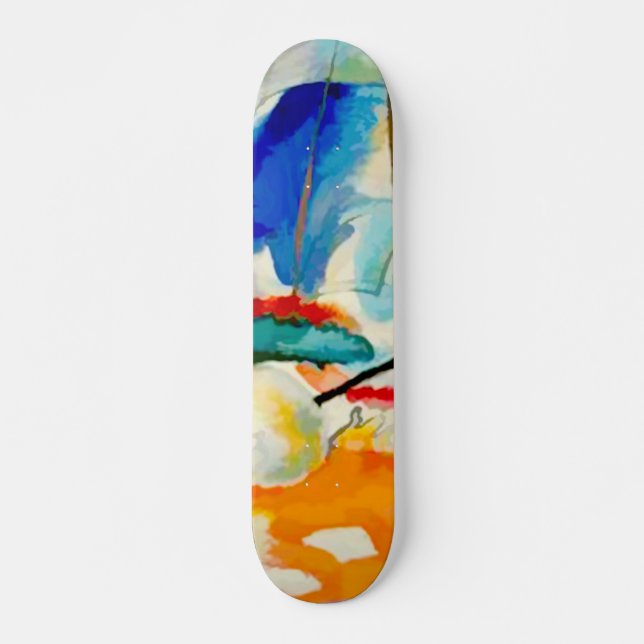 Skateboard Bataille maritime de Kandinsky 1913 (Devant)