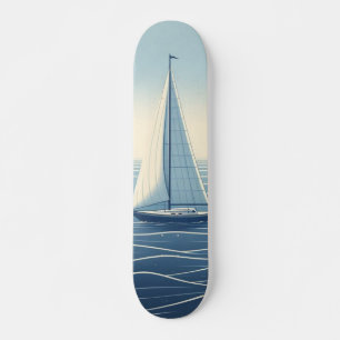 Skateboard Bateau à voile en haute mer