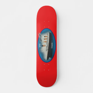 Skateboard Bateau de la ligne des étoiles blanches du Titani