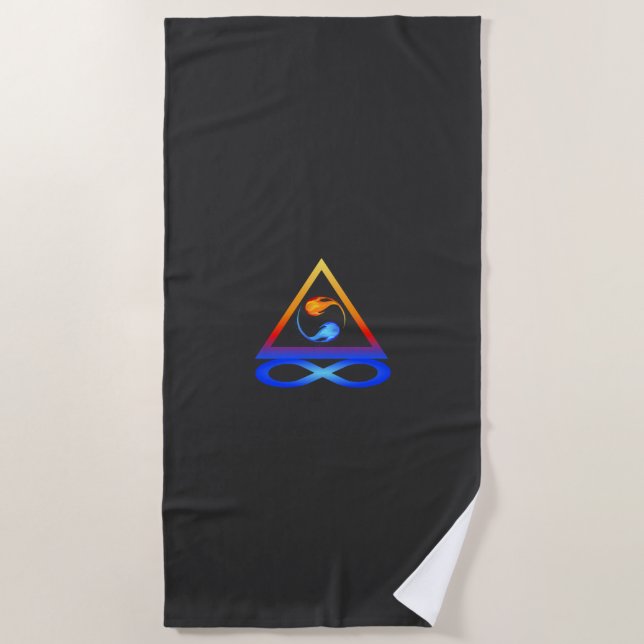 Skateboard Beach Towel (Front)